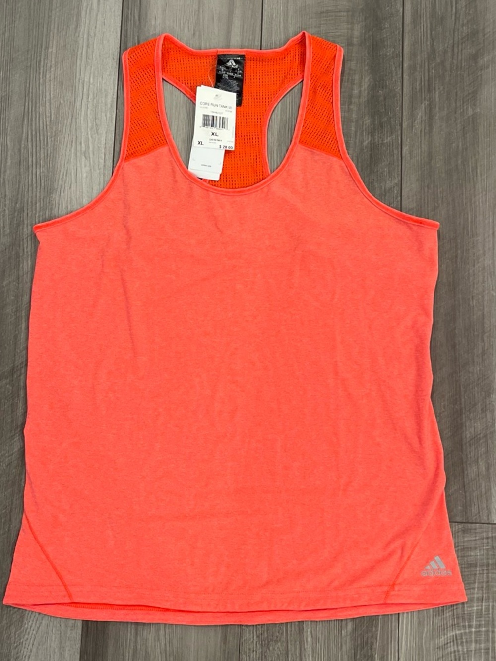 adidas Coral Mesh-Back Performance Tank Top